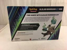 Collector New Pokemon Trading card Game Detective Alolan Marowak GX Box Size:13x9.5"