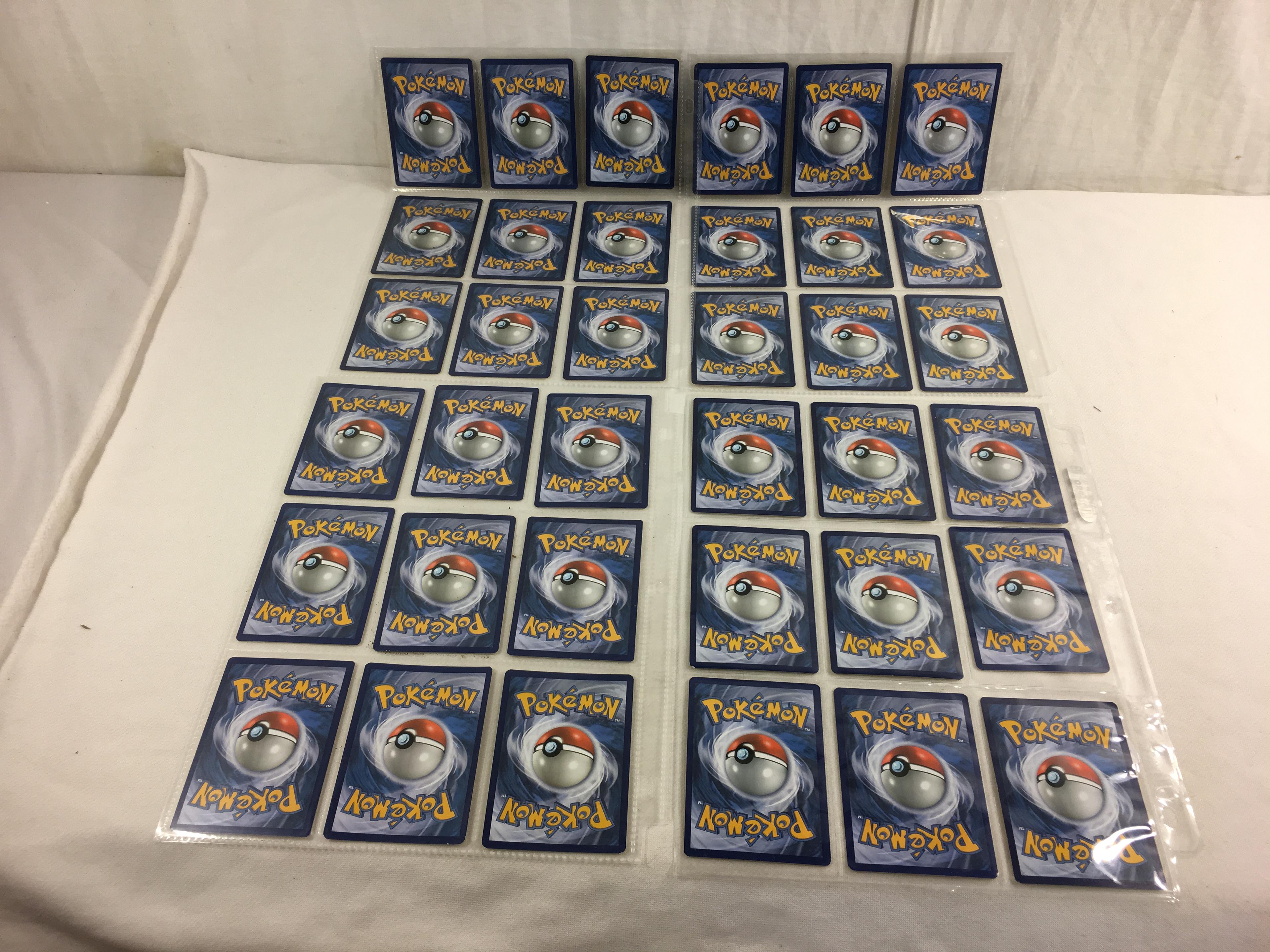 Collector Loose Pokemon Card 4- Sheets of 36 Cards - See Pictures