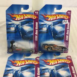 Lot of 4 Pieces Collector New in Package Hot wheels 1/64 Scale Die-cast Metal & Plastic Parts