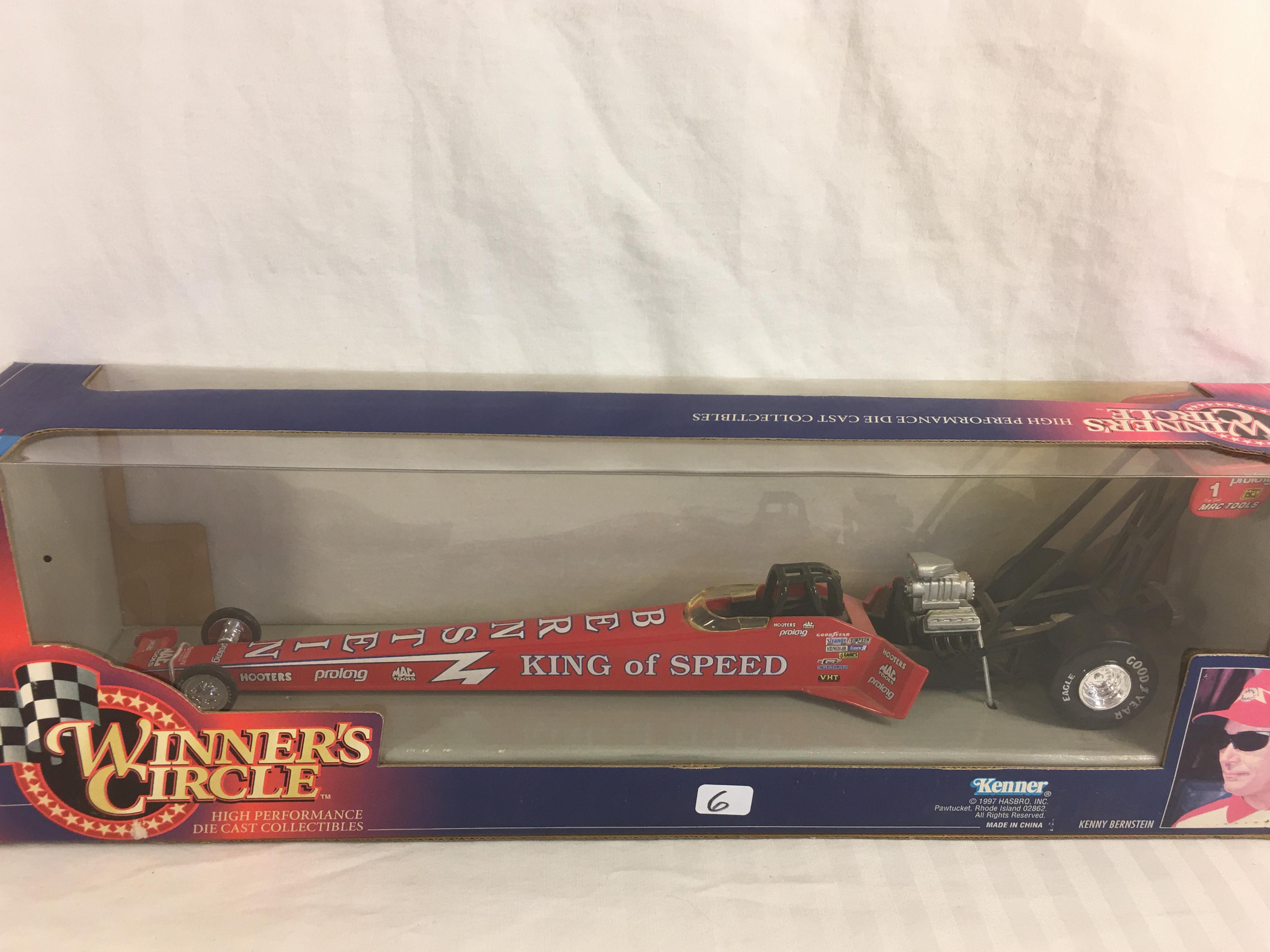 Collector  Kenner Winners Circle King Of Speed Kenny Berstein 1997 Top Fuel Series 1/24 Scale