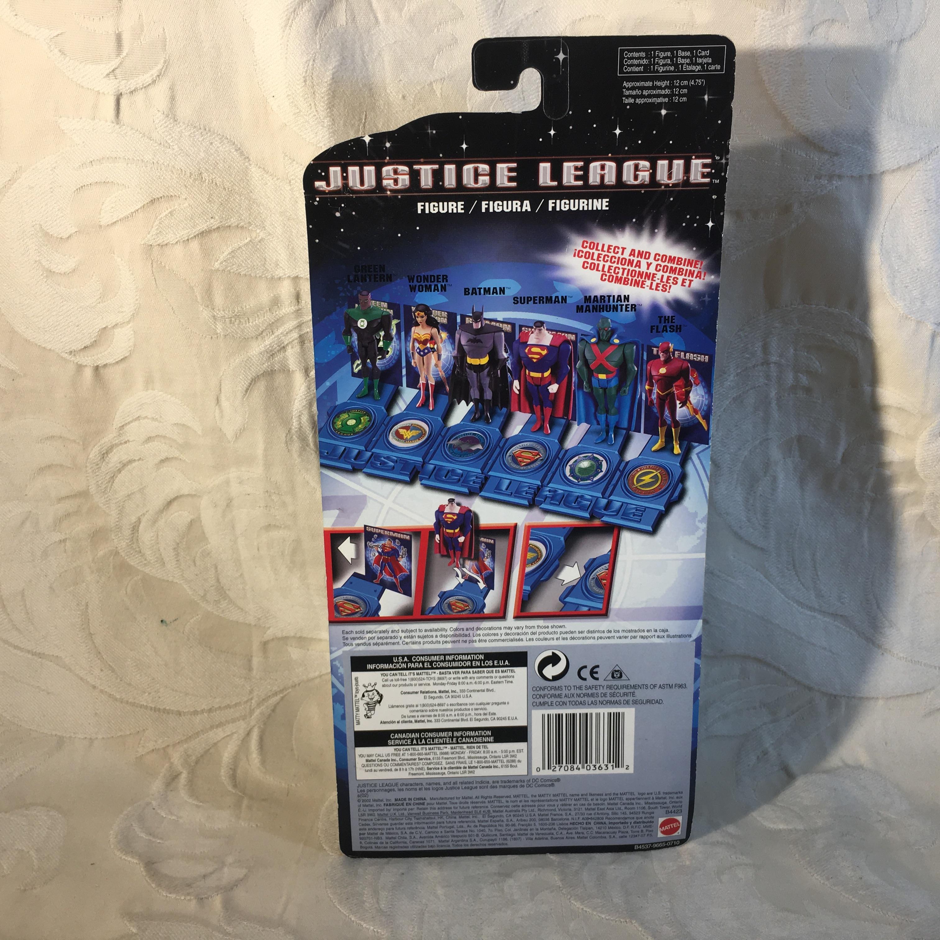 NIP Collector Mattel Justice League Batman Action Figure 6.3/8"Tall Figure