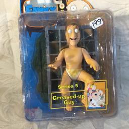 NIP Collector Mezco Family Guy Series 5 Greased-Up Guy Action Figure 6.5" Tall Figure