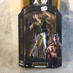 NIP Collector All Elite Wrestling Unrivaled Collection Nick Jackson Action Figure 6.5" Tall Figure