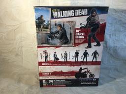 NIB Collector AMC The Walking Dead Deluxe Action Figure 10" Daryl Dixon Figure 12"tall Box Size