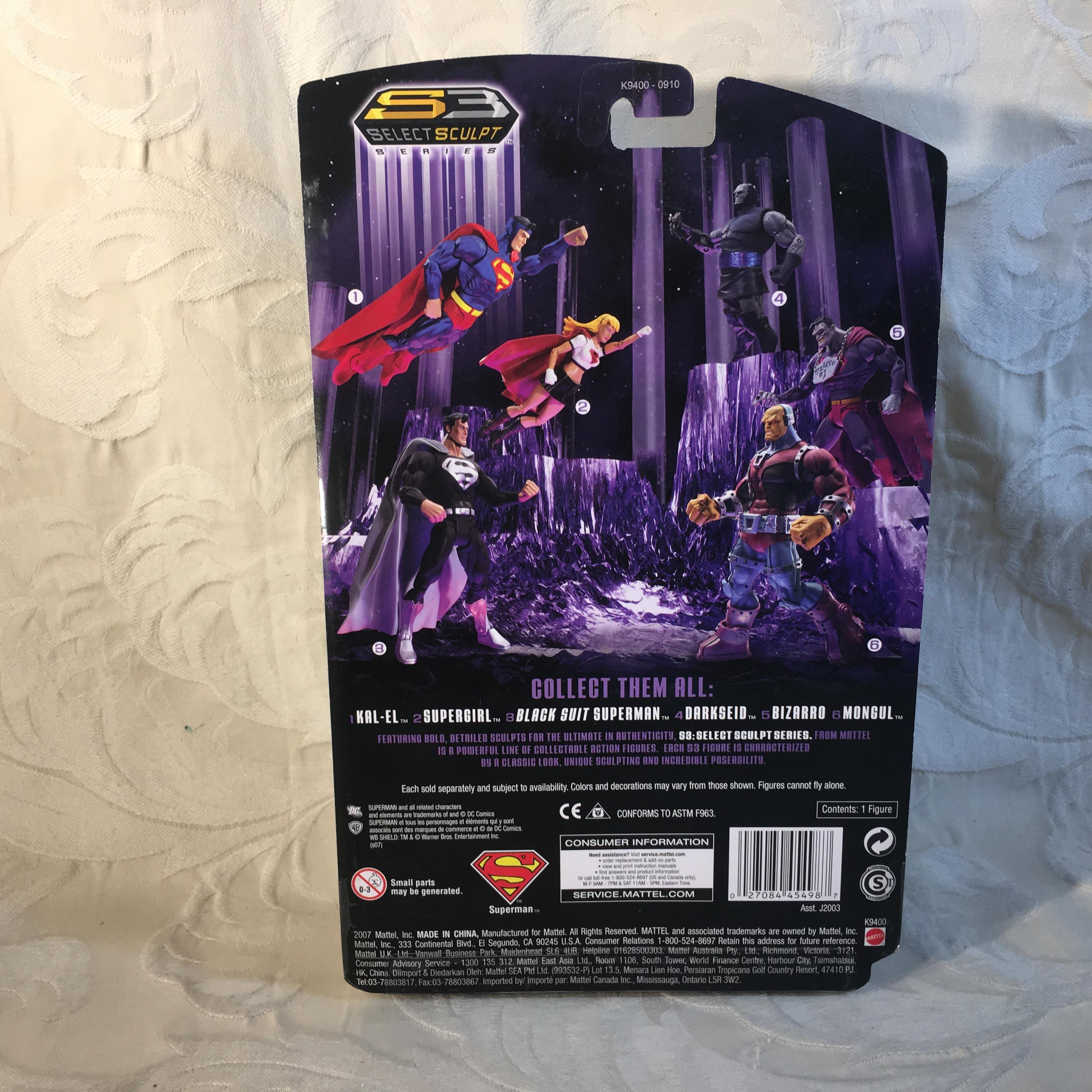 NIB Collector Mattel DC Super Heroes Comic Book Styling  Mongul Action Figure 7"tall Figure