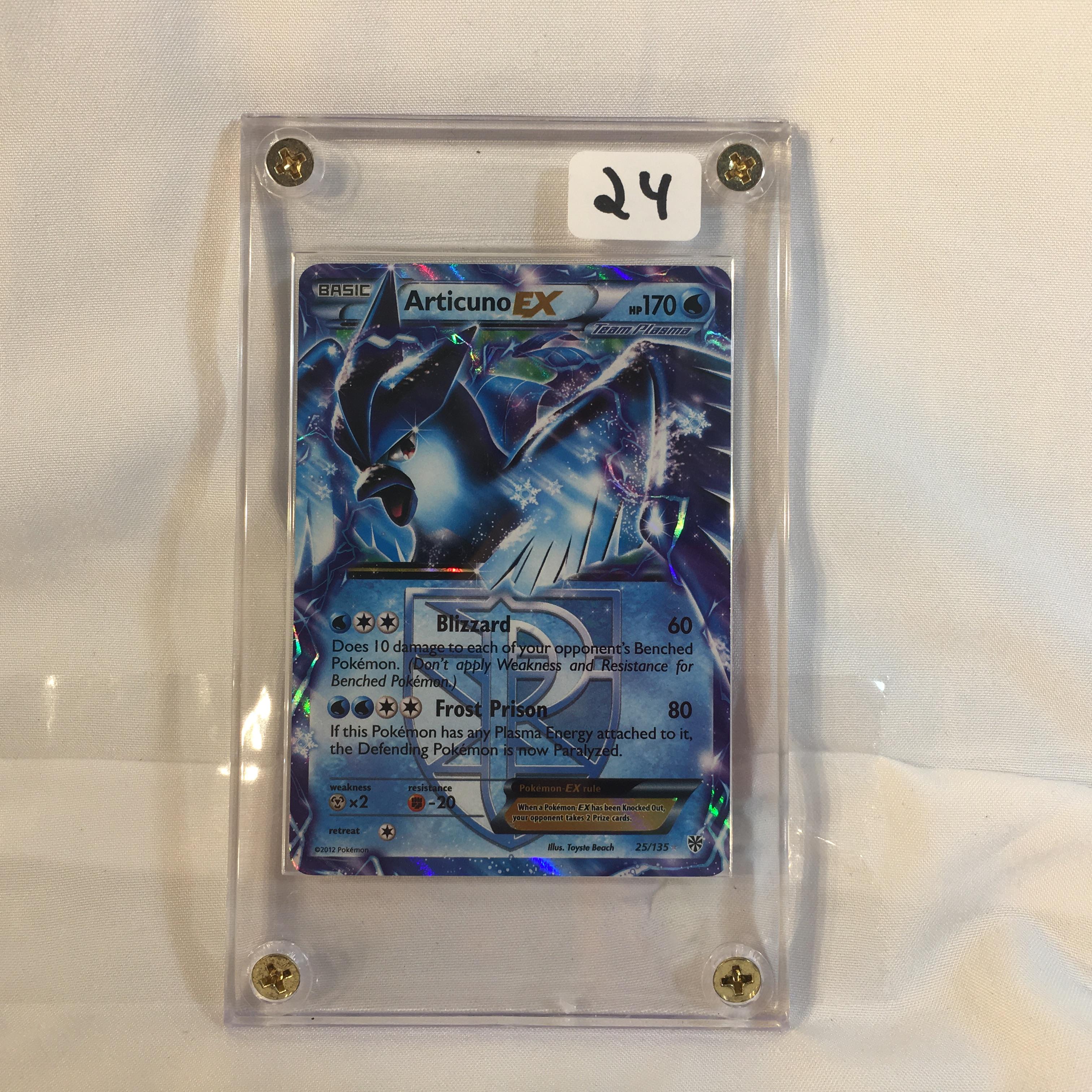 Collector Modern 2012 Pokemon Trading Game Card -  ArticunoEX HP170 Pokemon Game Card