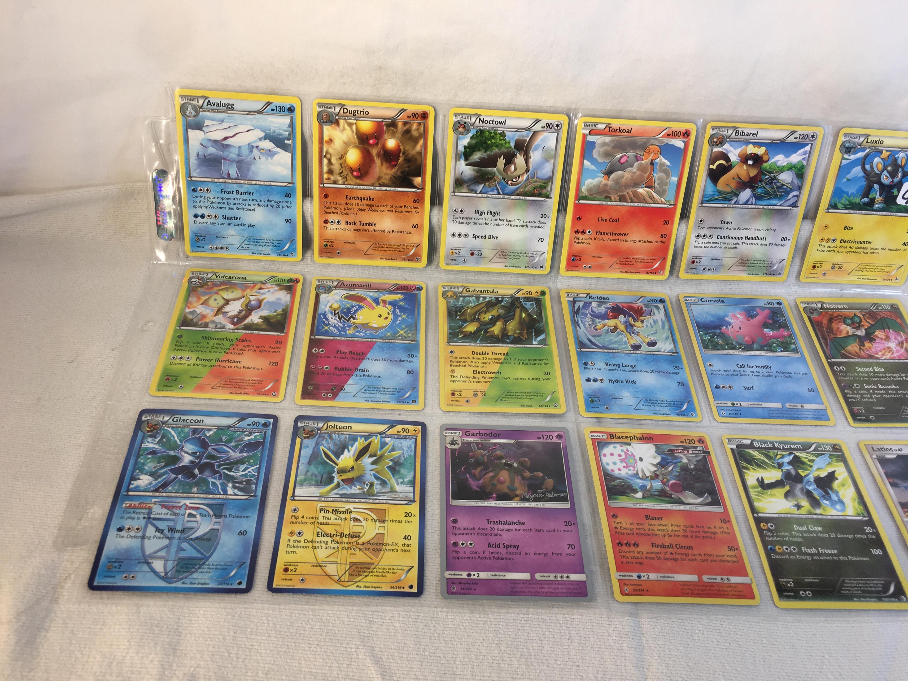 Lot of 18 Pcs Collector Pokemon TCG Assorted Trading Card Game - See Pictures