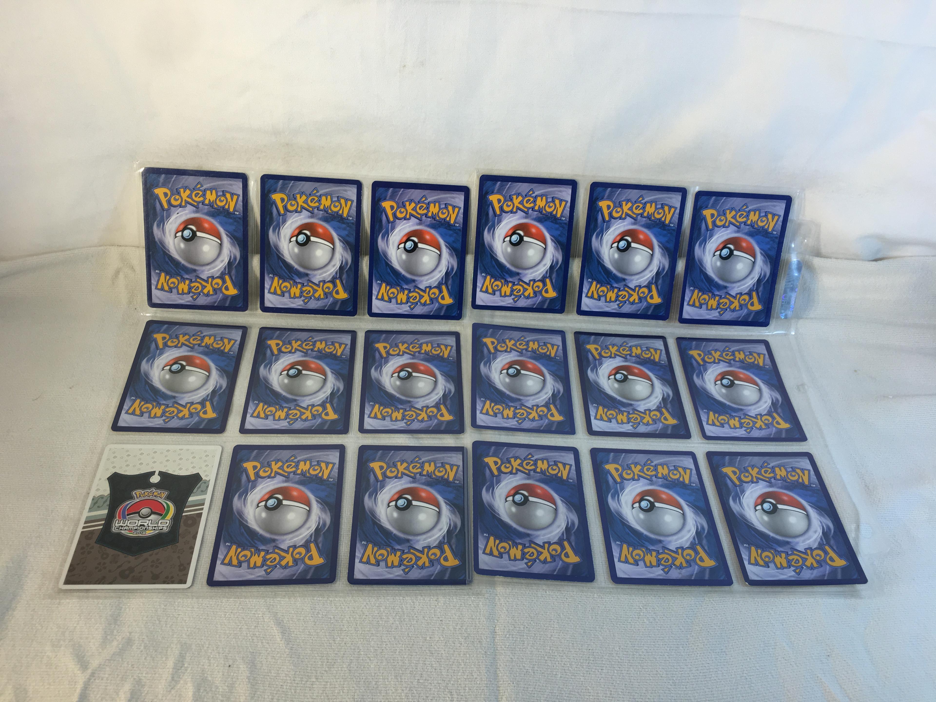 Lot of 18 Pcs Collector Pokemon TCG Assorted Trading Card Game - See Pictures