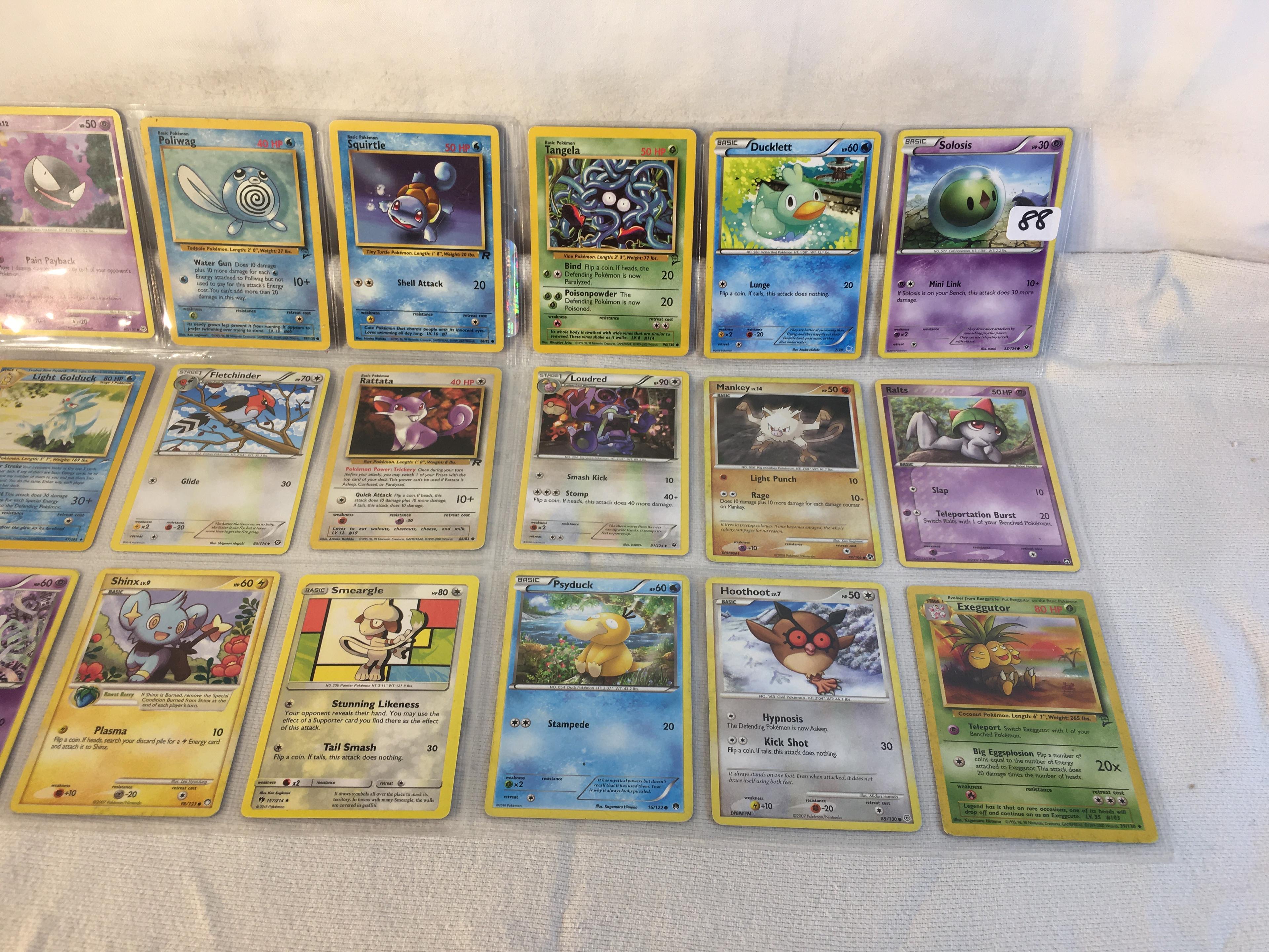 Lot of 18 Pcs Collector Pokemon TCG Assorted Trading Card Game - See Pictures