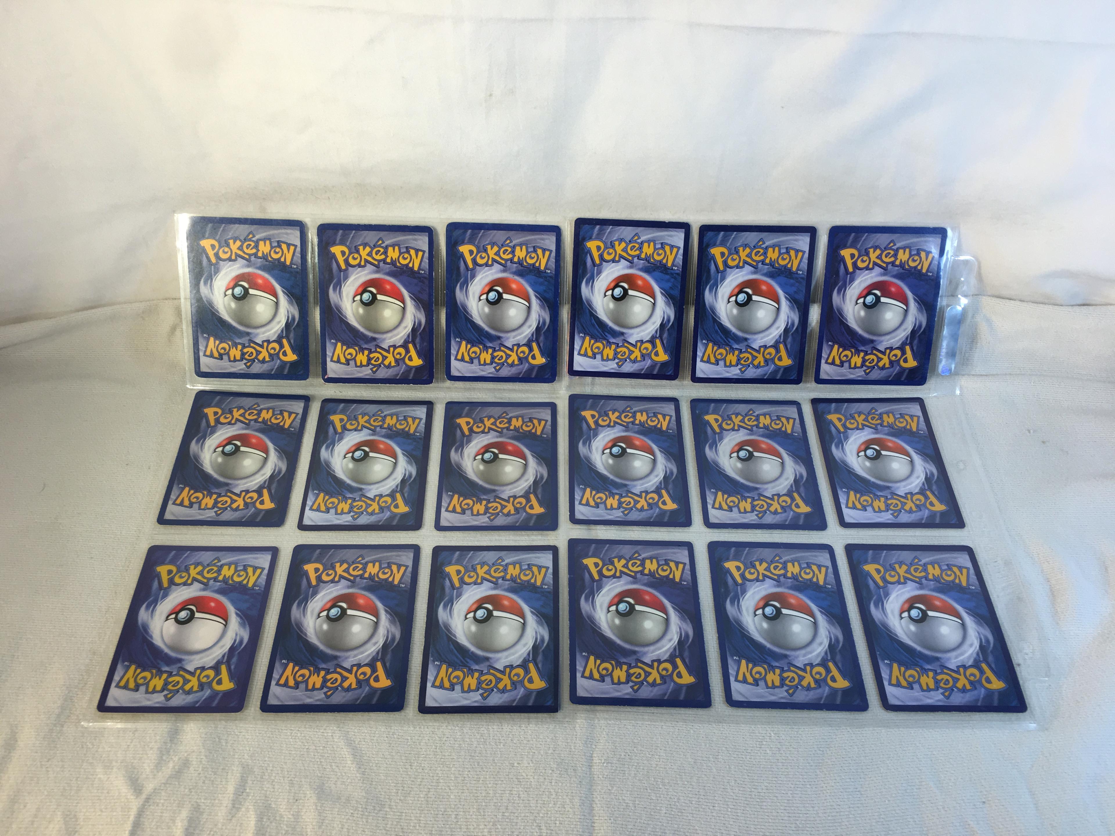 Lot of 18 Pcs Collector Pokemon TCG Assorted Trading Card Game - See Pictures