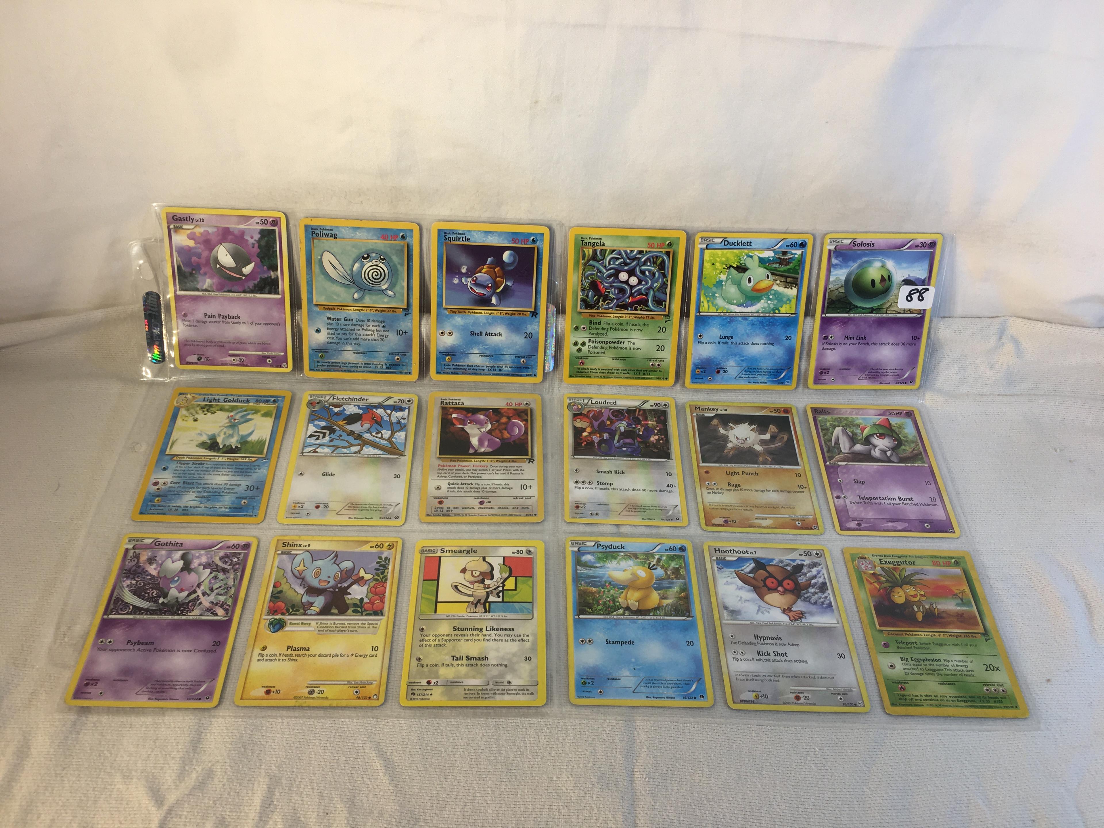 Lot of 18 Pcs Collector Pokemon TCG Assorted Trading Card Game - See Pictures