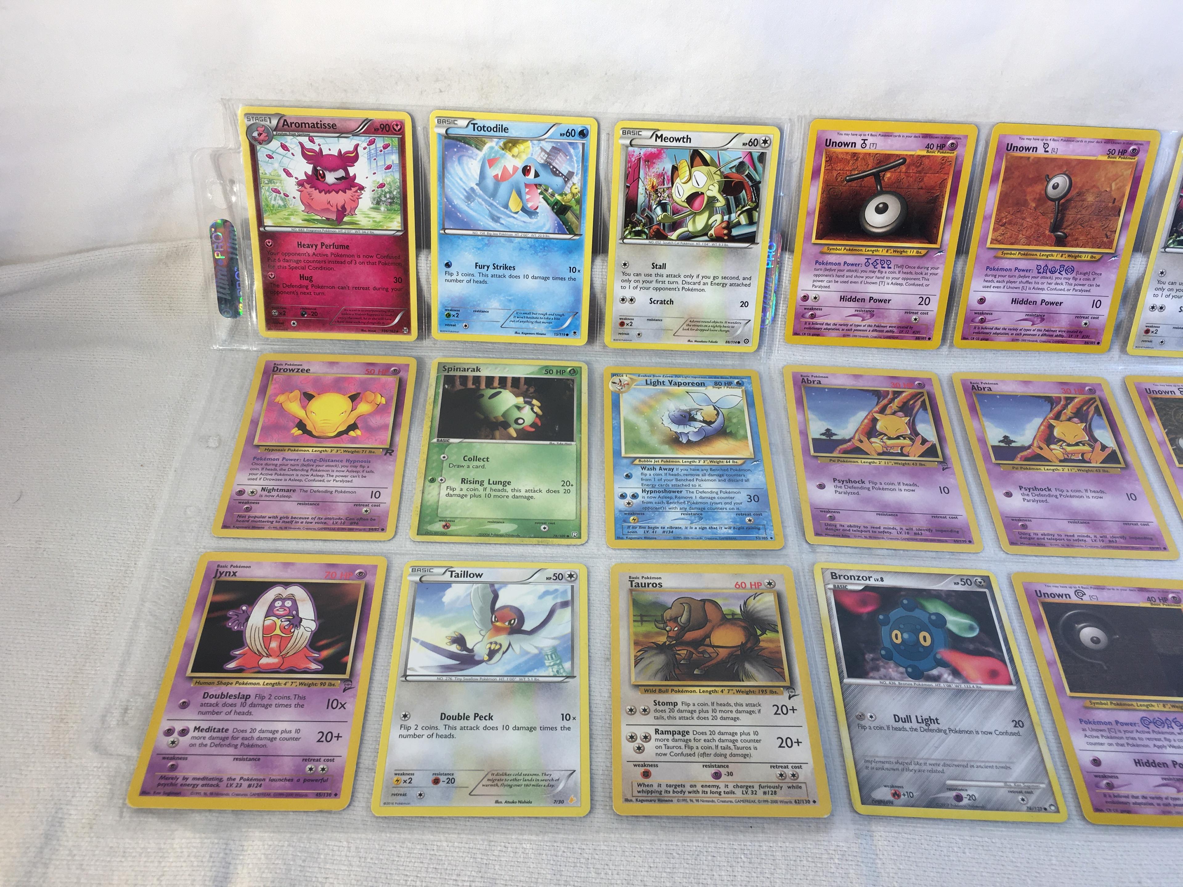 Lot of 18 Pcs Collector Pokemon TCG Assorted Trading Card Game - See Pictures