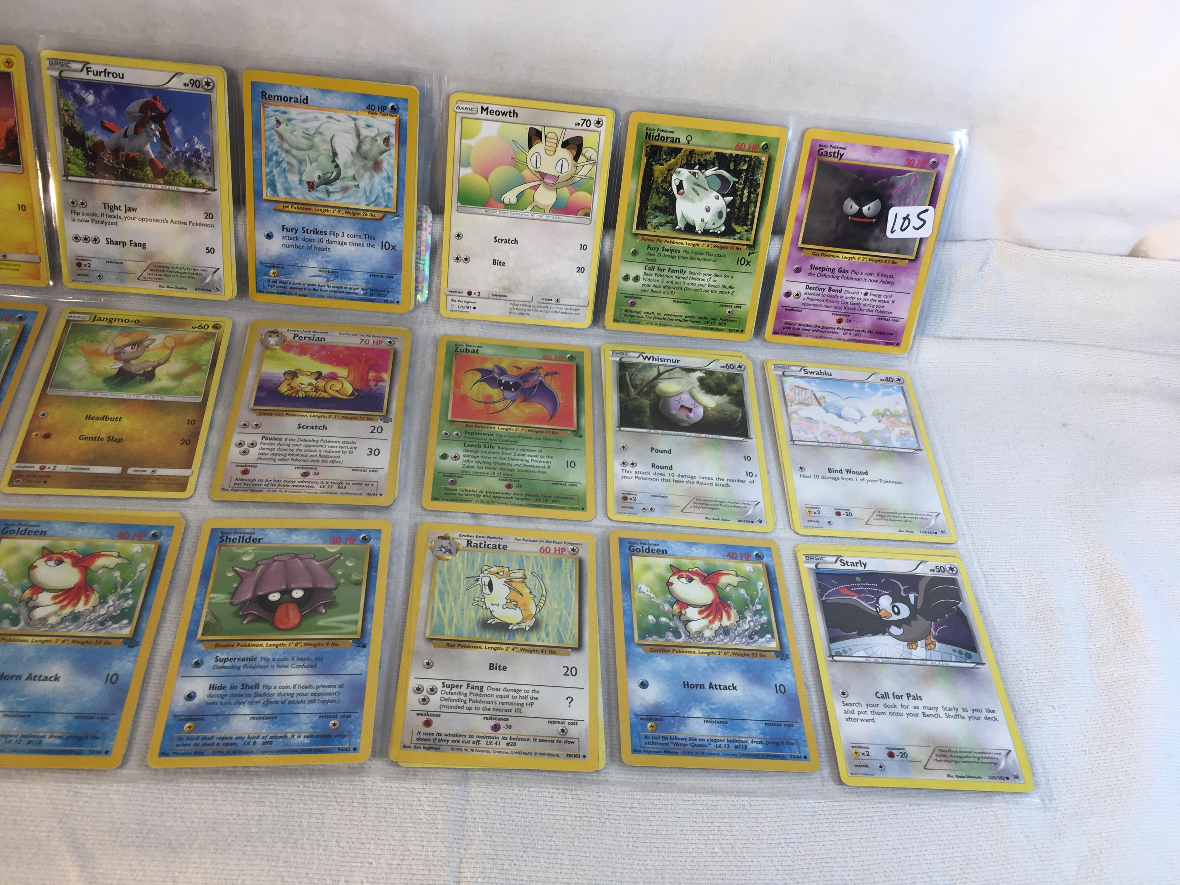 Lot of 18 Pcs Collector Modern Assorted Pokemon Trading Assorted Game Cards - See Pictures