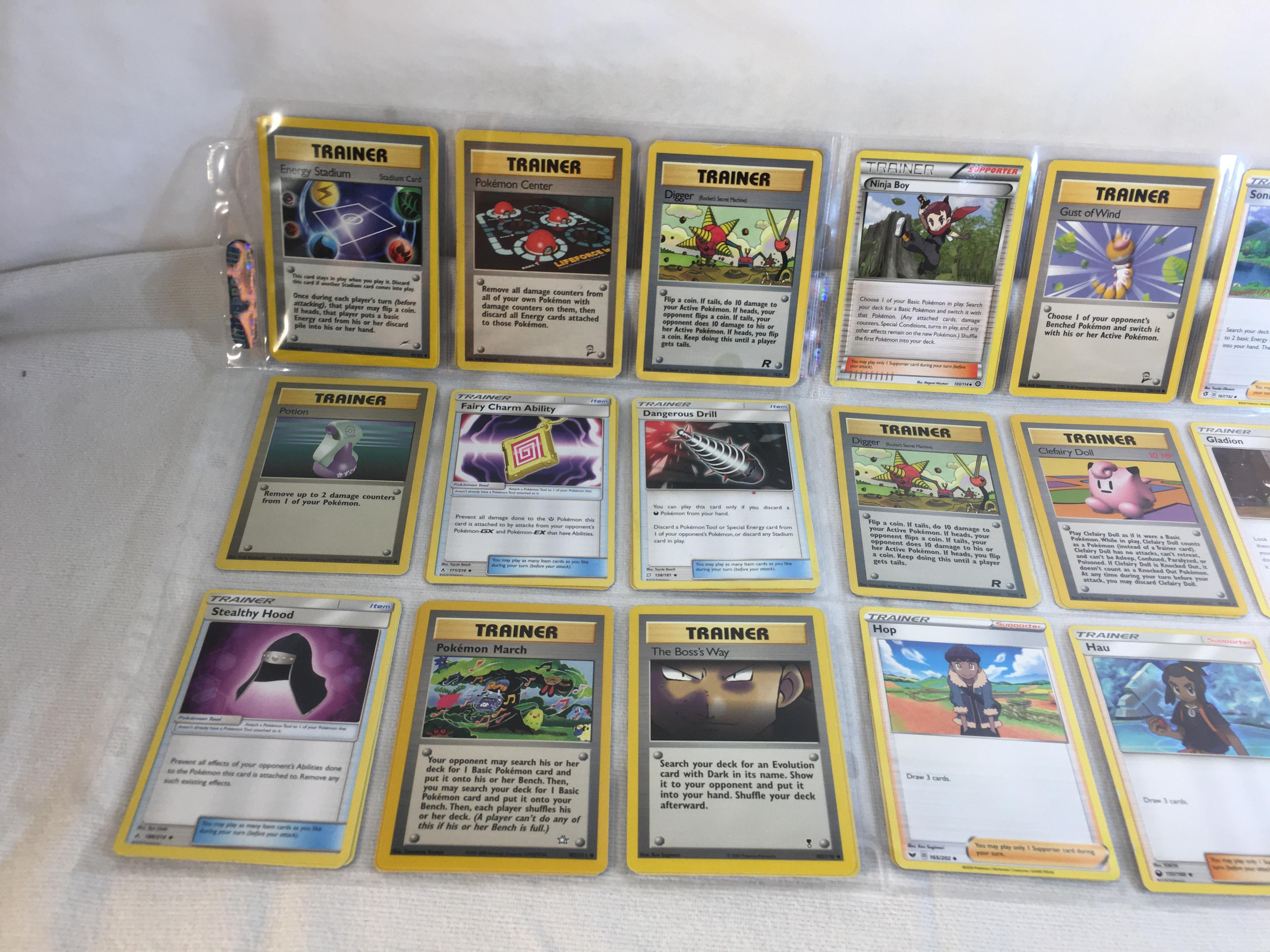 Lot of 18 Pcs Collector Modern Assorted Pokemon Trading Assorted Game Cards - See Pictures