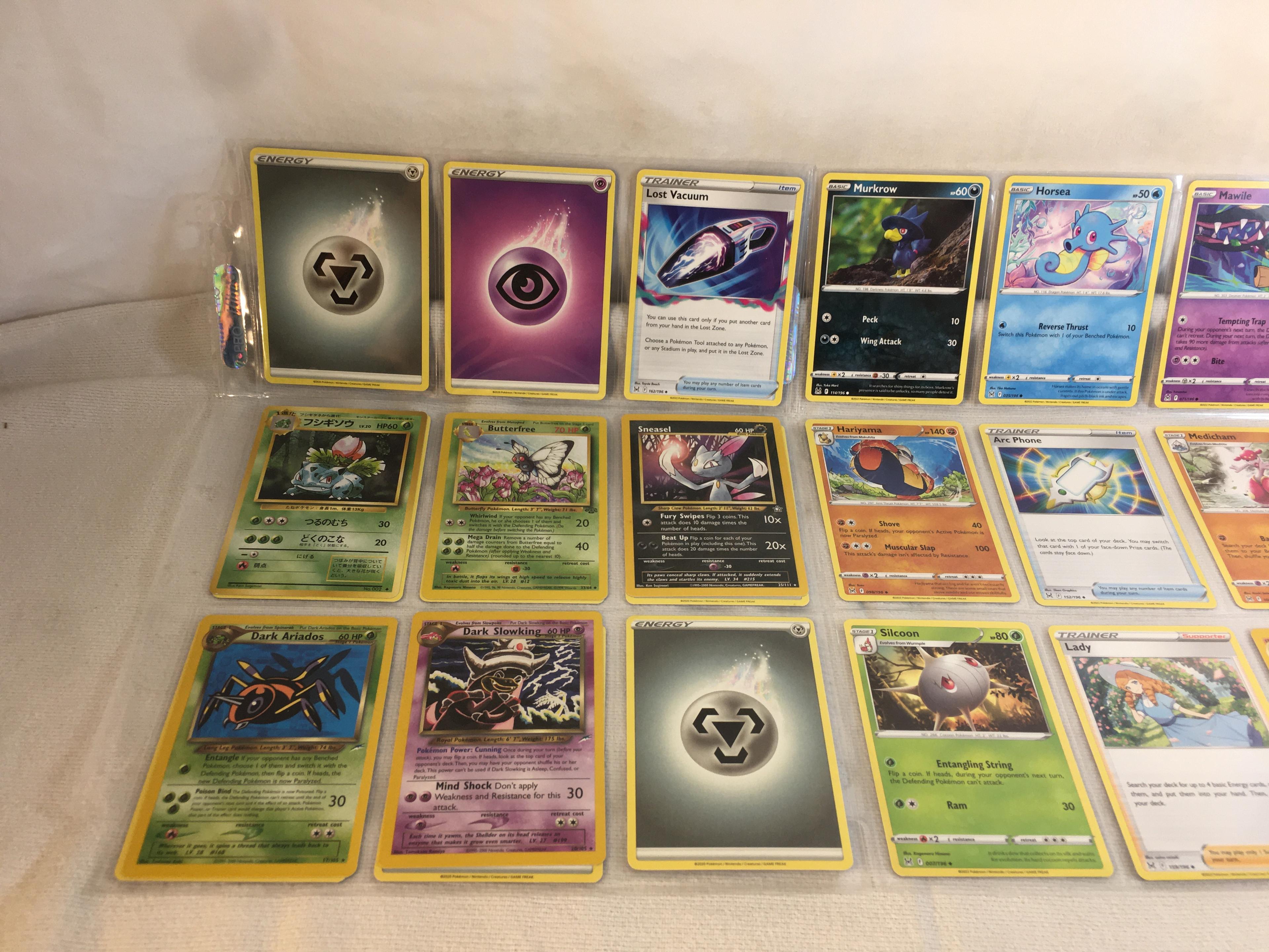 Lot of 18 Pcs Collector Modern Assorted Pokemon Trading Assorted Game Cards - See Pictures