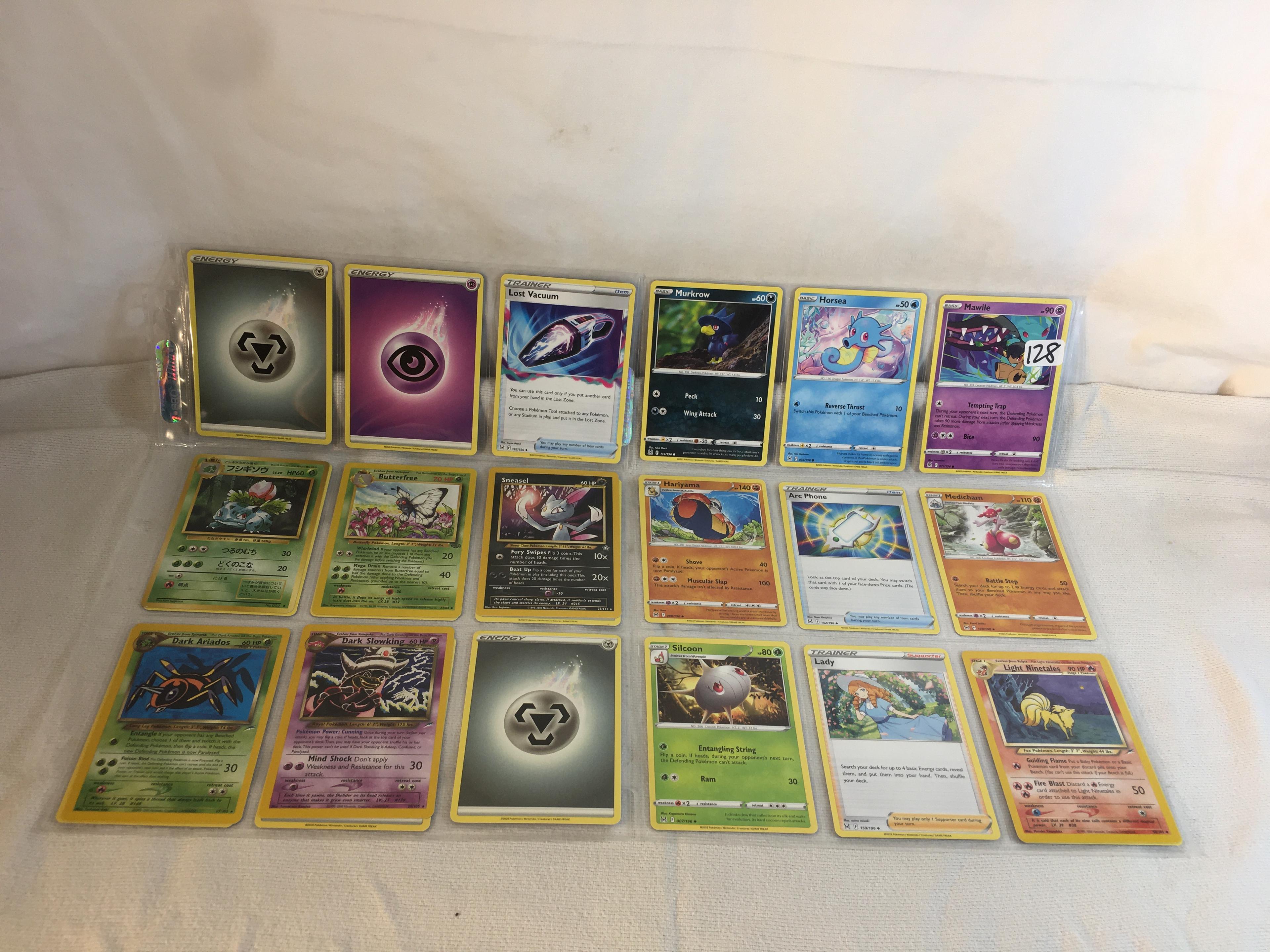 Lot of 18 Pcs Collector Modern Assorted Pokemon Trading Assorted Game Cards - See Pictures