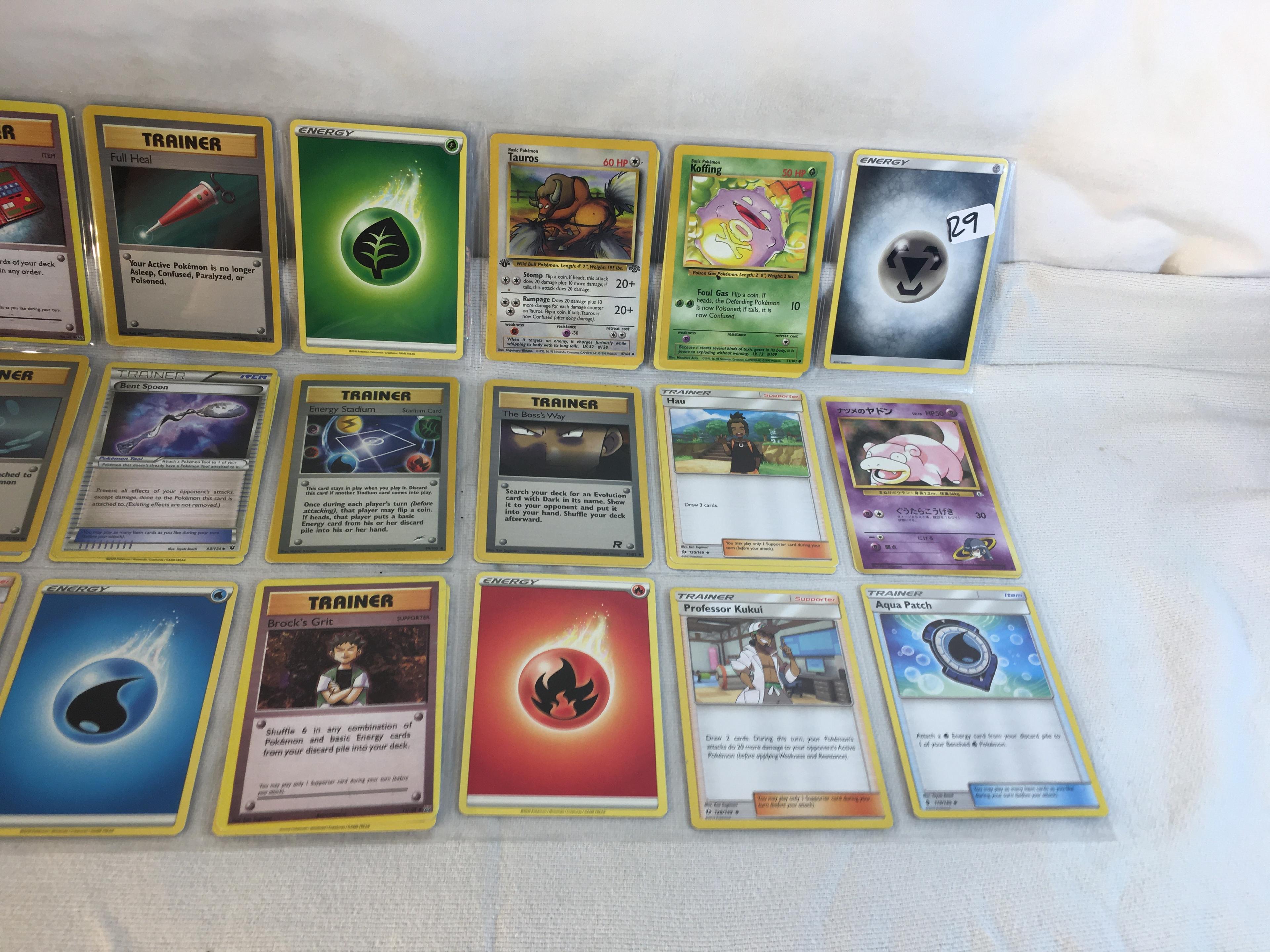 Lot of 18 Pcs Collector Modern Assorted Pokemon Trading Assorted Game Cards - See Pictures