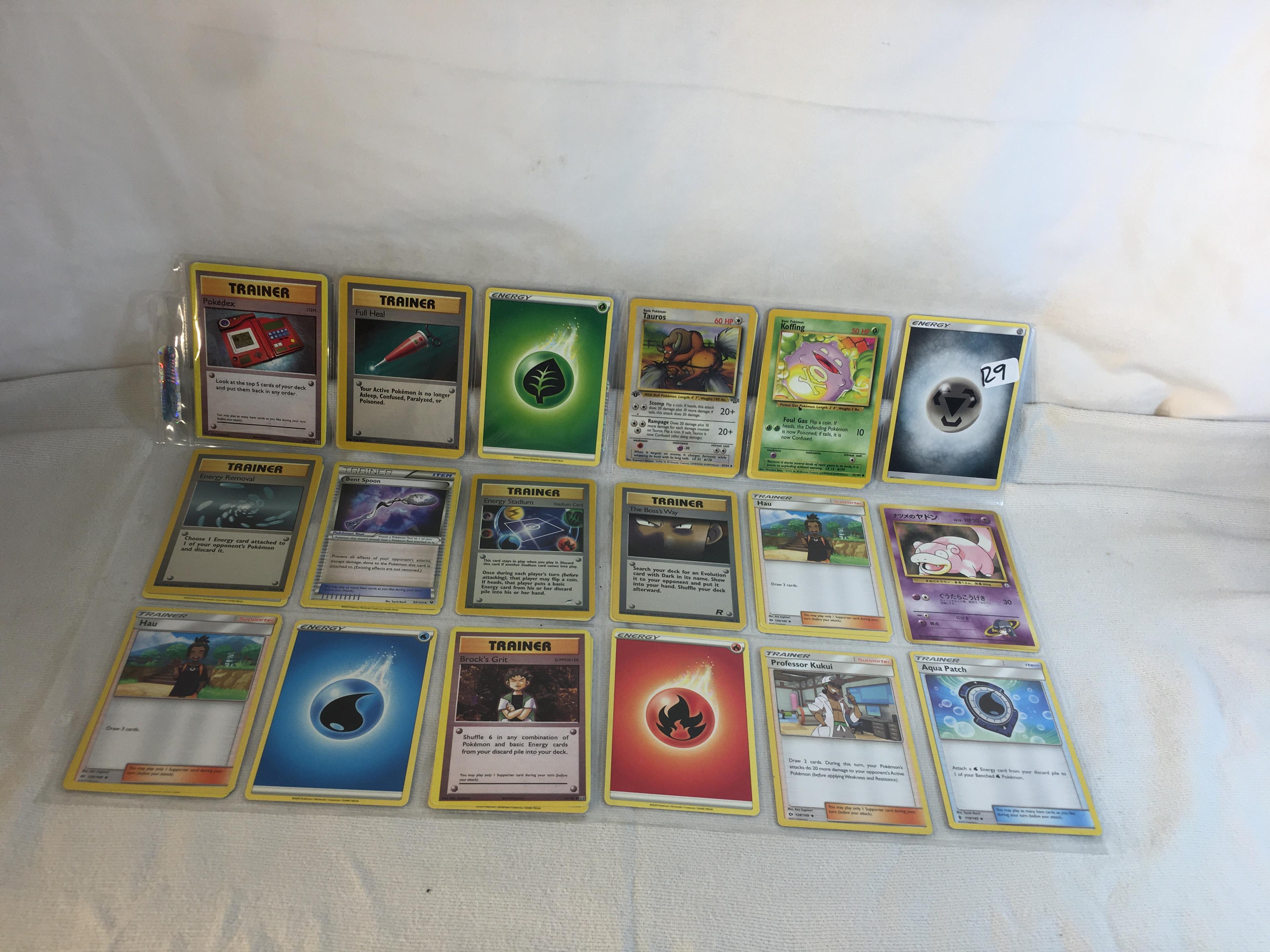 Lot of 18 Pcs Collector Modern Assorted Pokemon Trading Assorted Game Cards - See Pictures