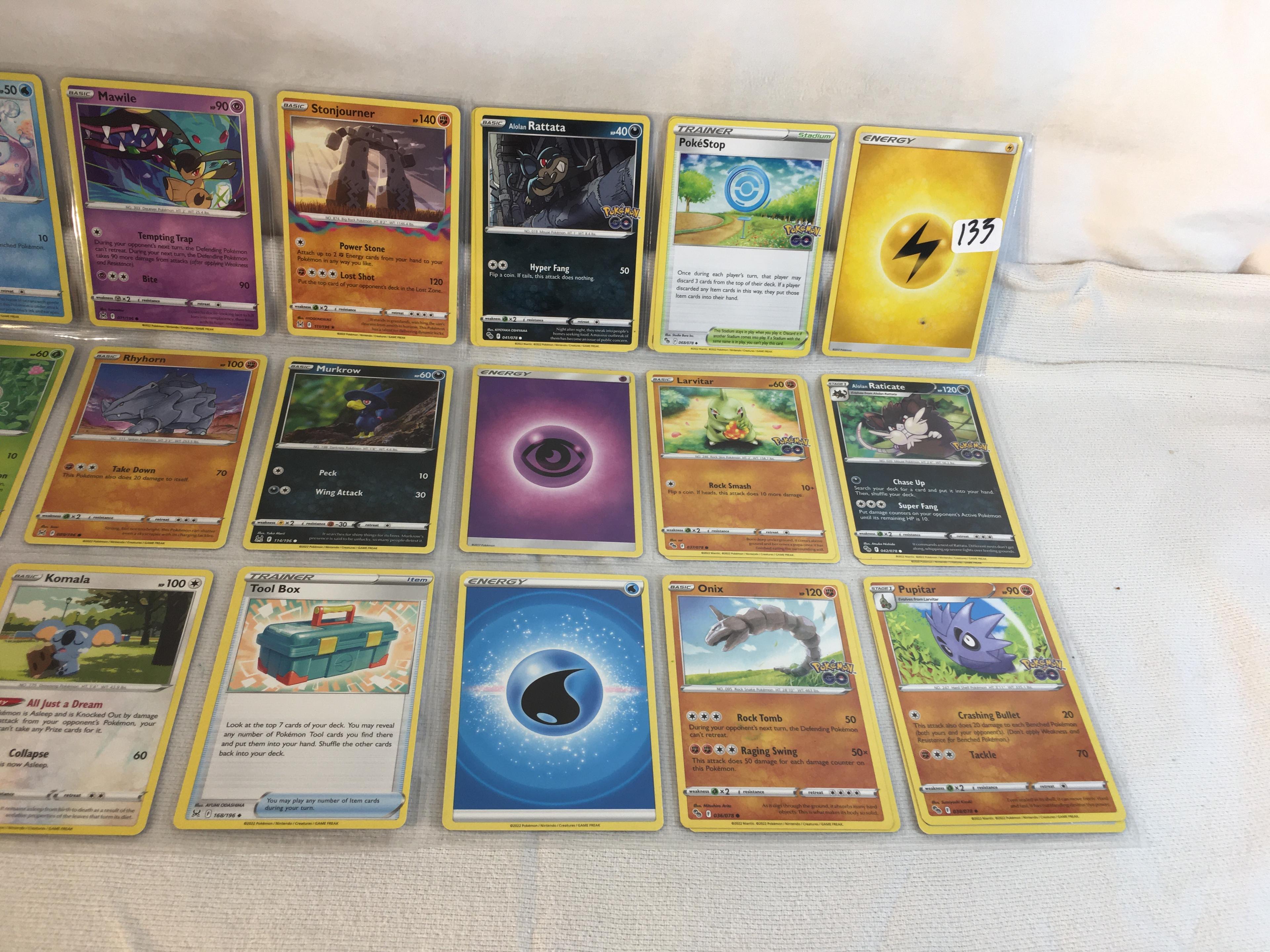 Lot of 18 Pcs Collector Modern Assorted Pokemon Trading Assorted Game Cards - See Pictures