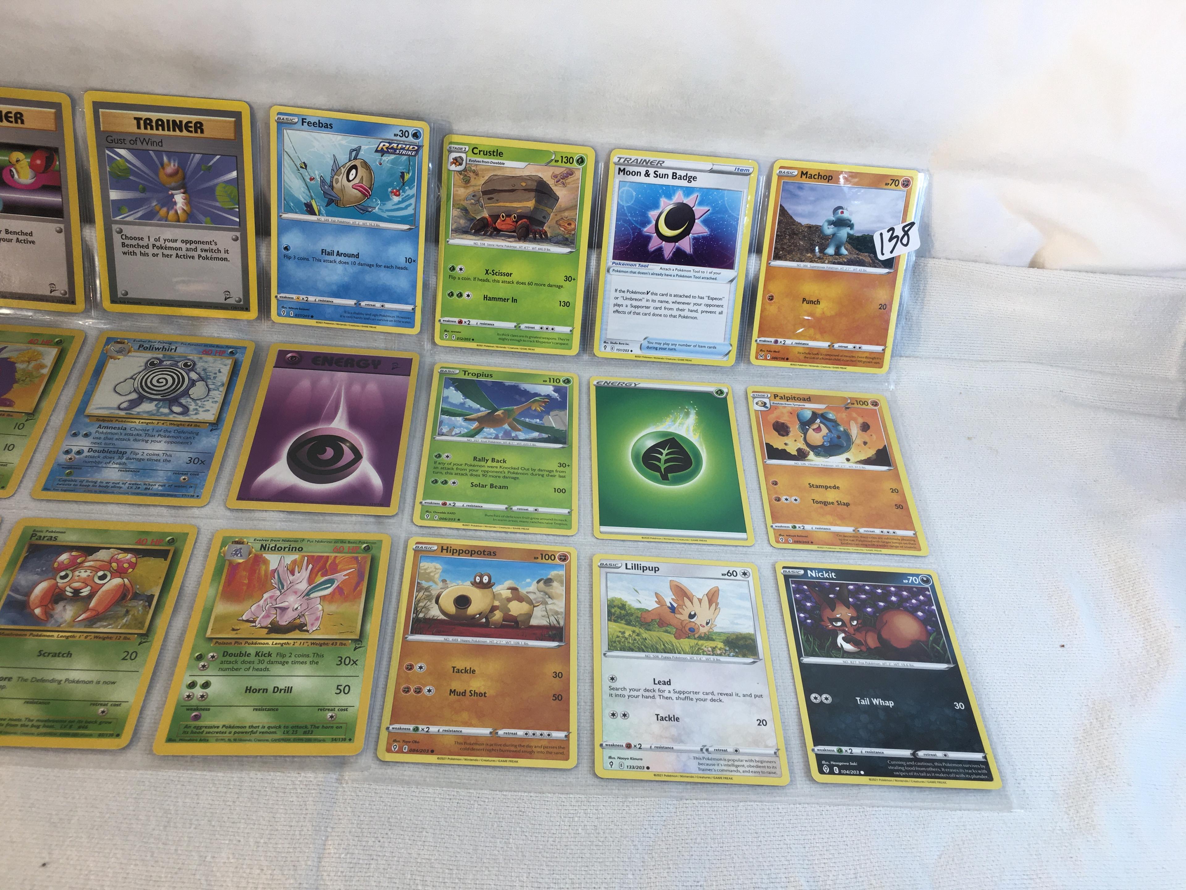Lot of 18 Pcs Collector Modern Assorted Pokemon Trading Assorted Game Cards - See Pictures