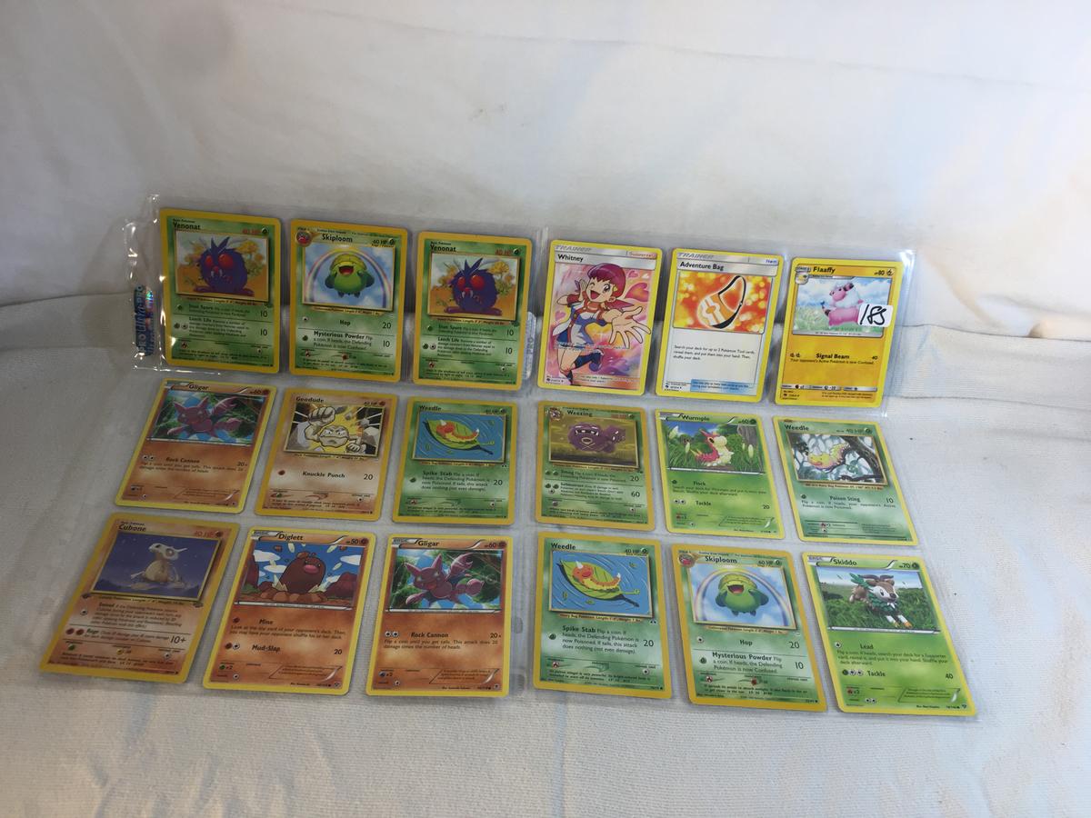 Lot of 18 Pcs Collector Modern Assorted Pokemon Trading Assorted Game Cards - See Pictures