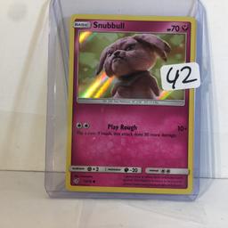 Collector Modern 2019 Pokemon TCG Basic Snubbull HP70 Play Rough Trading Game Card 15/18