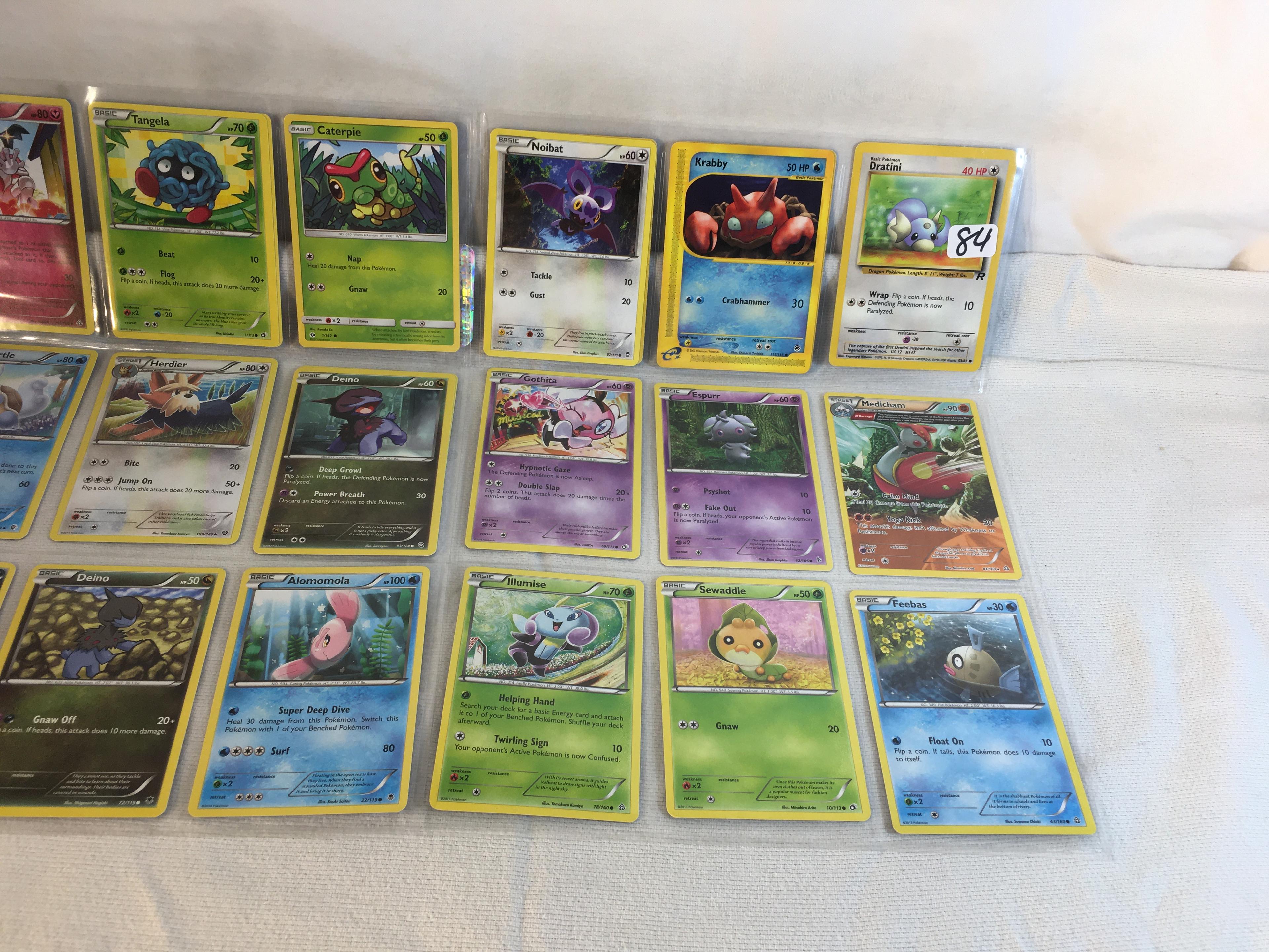 Lot of 18 Pcs Collector Modern Assorted Pokemon Trading Assorted Game Cards - See Pictures