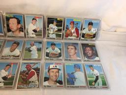 Lot of 18 Pcs Collector Vintage  MLB Baseball  Sport Trading Assorted Cards & Players - See Photos