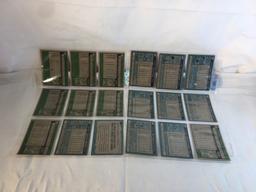 Lot of 18 Pcs Collector Vintage  MLB Baseball  Sport Trading Assorted Cards & Players - See Photos