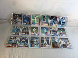 Lot of 18 Pcs Collector Vintage  MLB Baseball  Sport Trading Assorted Cards & Players - See Photos