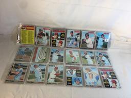 Lot of 18 Pcs Collector Vintage  MLB Baseball  Sport Trading Assorted Cards & Players - See Photos