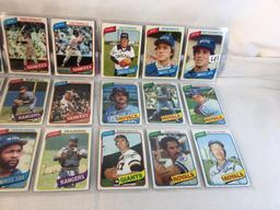 Lot of 18 Pcs Collector Vintage  MLB Baseball  Sport Trading Assorted Cards & Players - See Photos