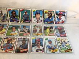 Lot of 18 Pcs Collector Vintage  MLB Baseball  Sport Trading Assorted Cards & Players - See Photos