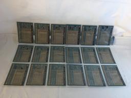 Lot of 18 Pcs Collector Vintage  MLB Baseball  Sport Trading Assorted Cards & Players - See Photos