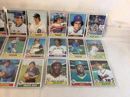 Lot of 18 Pcs Collector Vintage  MLB Baseball  Sport Trading Assorted Cards & Players - See Photos