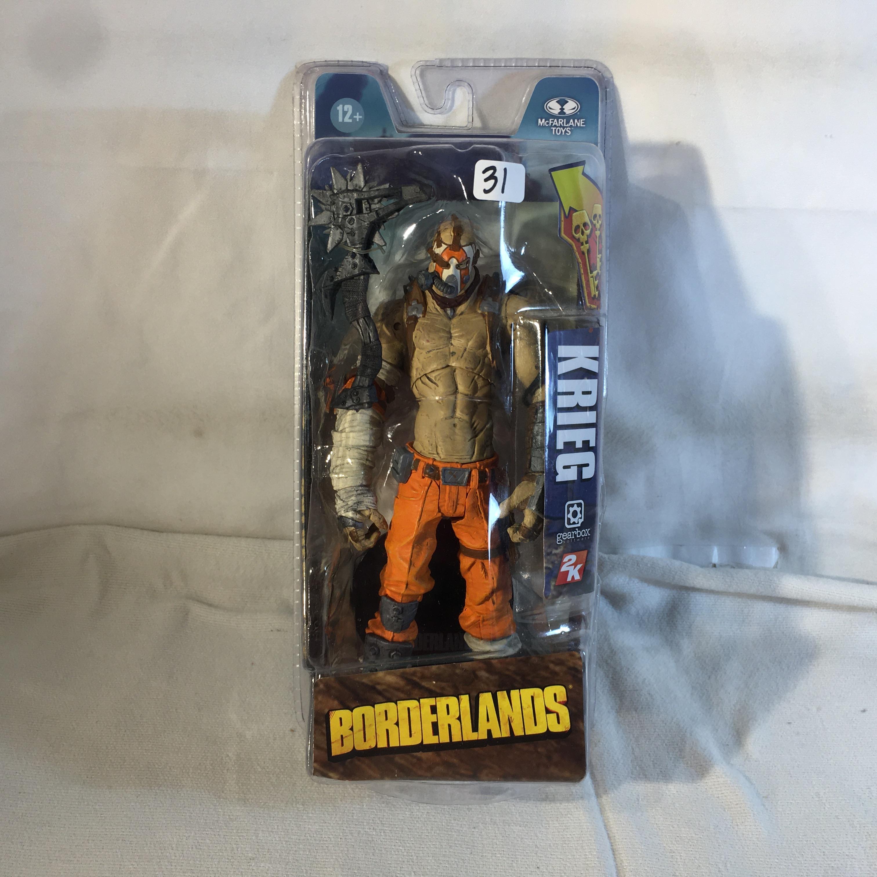 NIP Collector McFarlane Toys Borderlands Krieg Action Figure 8'tall Figure