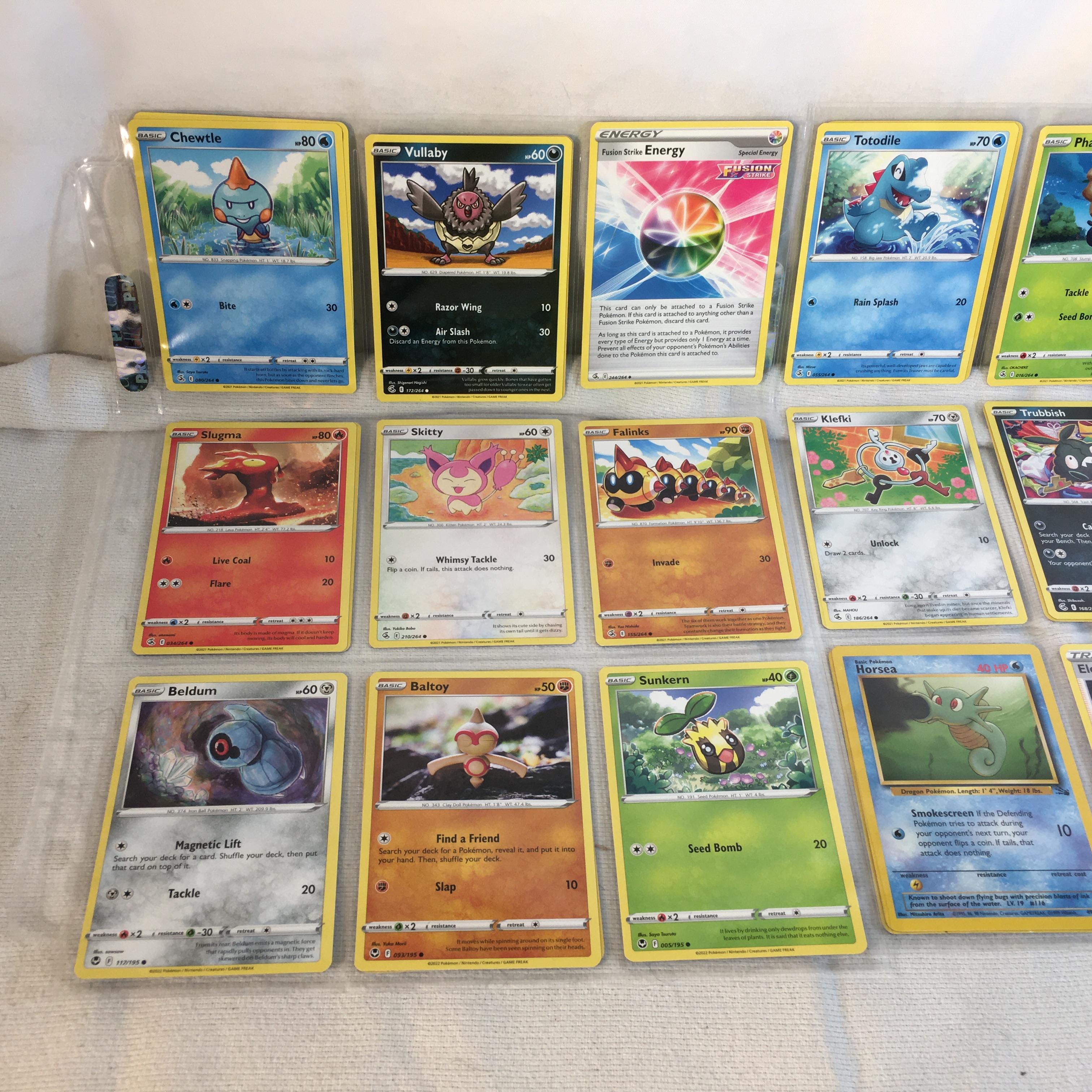 Lot of 18 Pcs Collector Pokemon TCG Pokemon Game Asssorted Cards - See Pictures