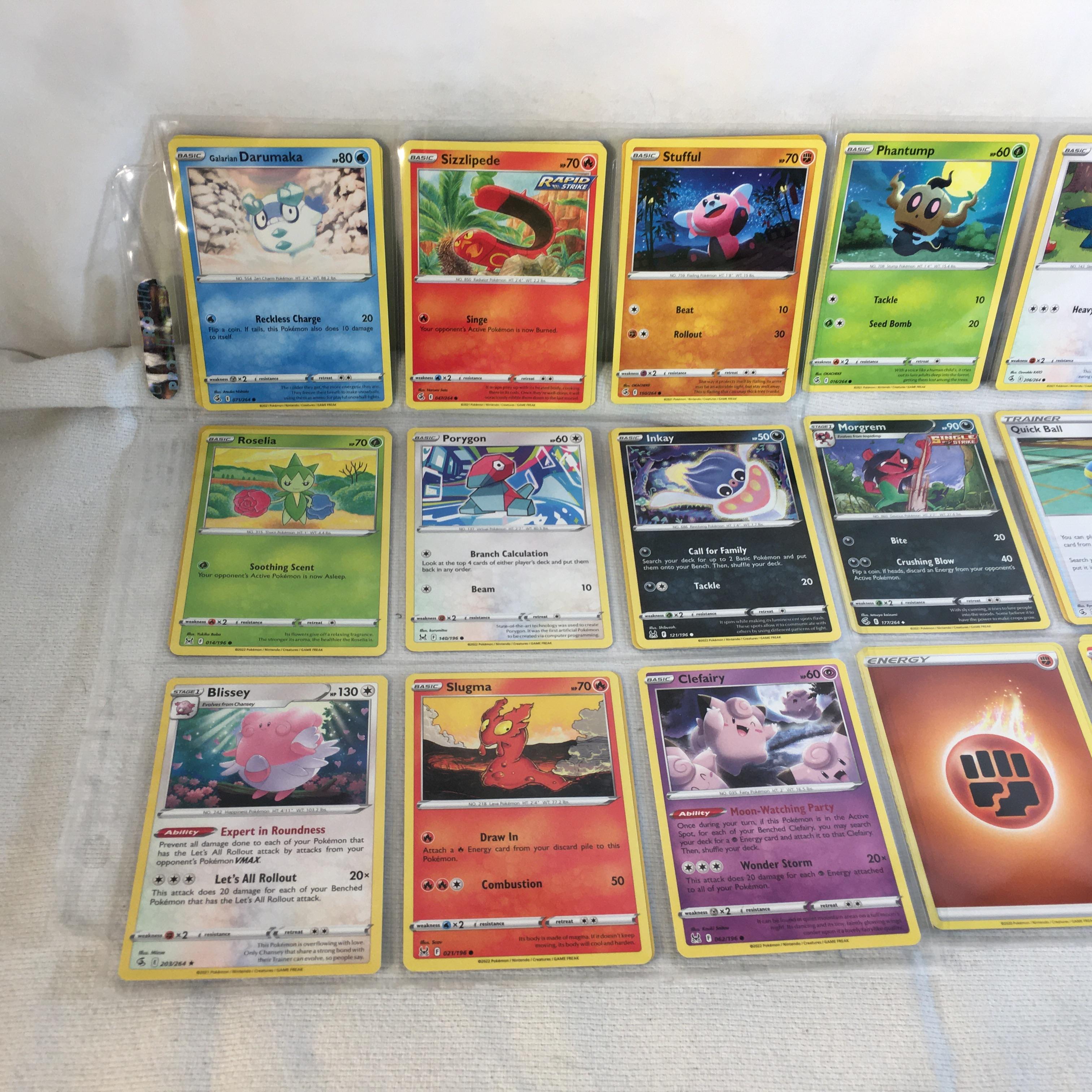 Lot of 18 Pcs Collector Pokemon TCG Pokemon Game Asssorted Cards - See Pictures