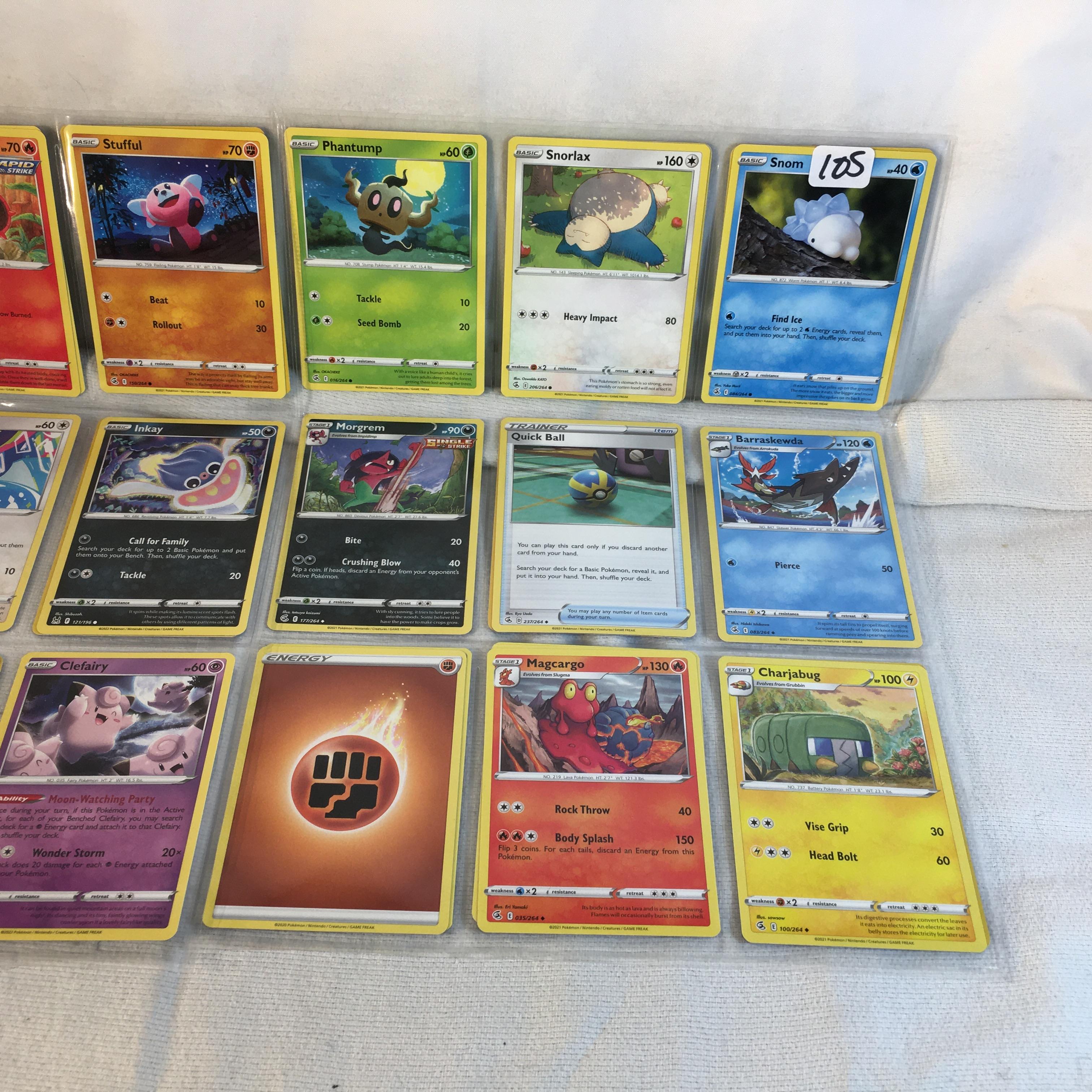 Lot of 18 Pcs Collector Pokemon TCG Pokemon Game Asssorted Cards - See Pictures