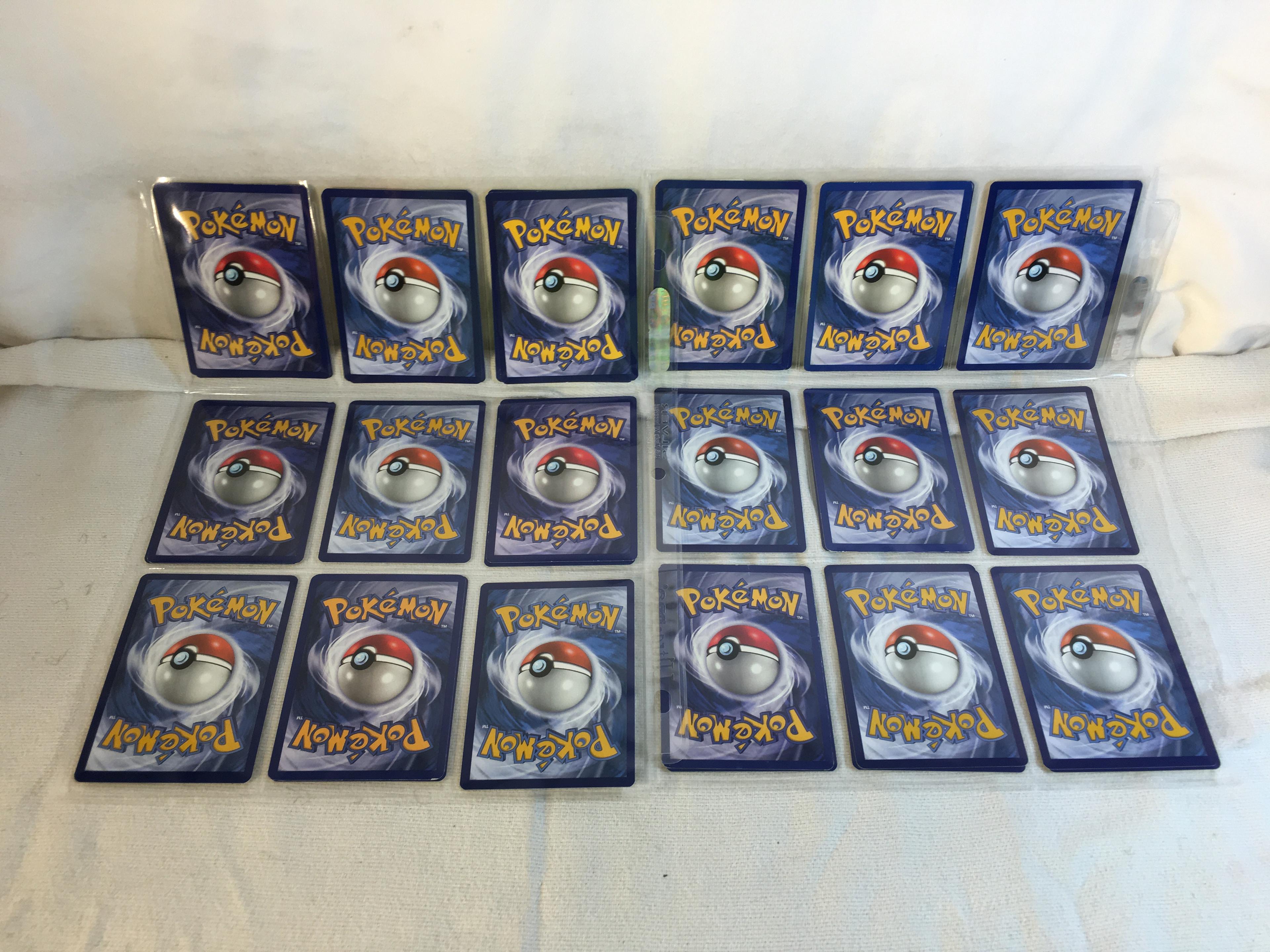 Lot of 18 Pcs Collector Pokemon TCG Pokemon Game Asssorted Cards - See Pictures