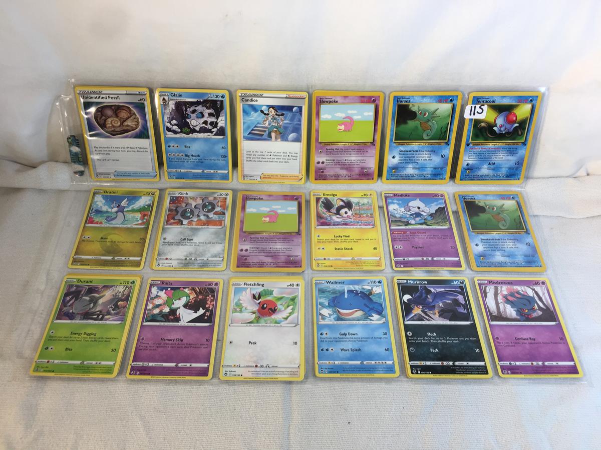 Lot of 18 Pcs Collector Pokemon TCG Pokemon Game Asssorted Cards - See Pictures