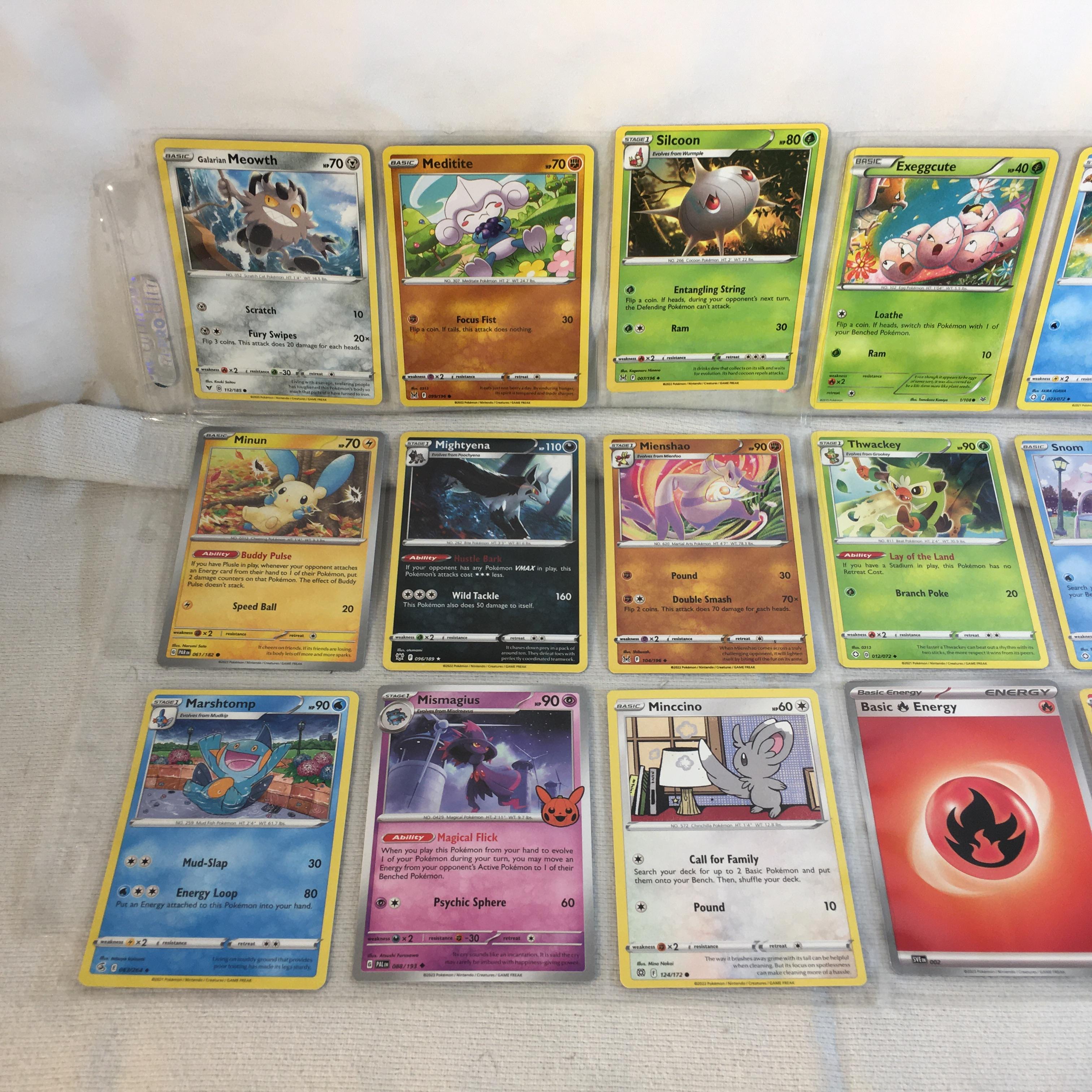 Lot of 18 Pcs Collector Pokemon TCG Pokemon Game Asssorted Cards - See Pictures