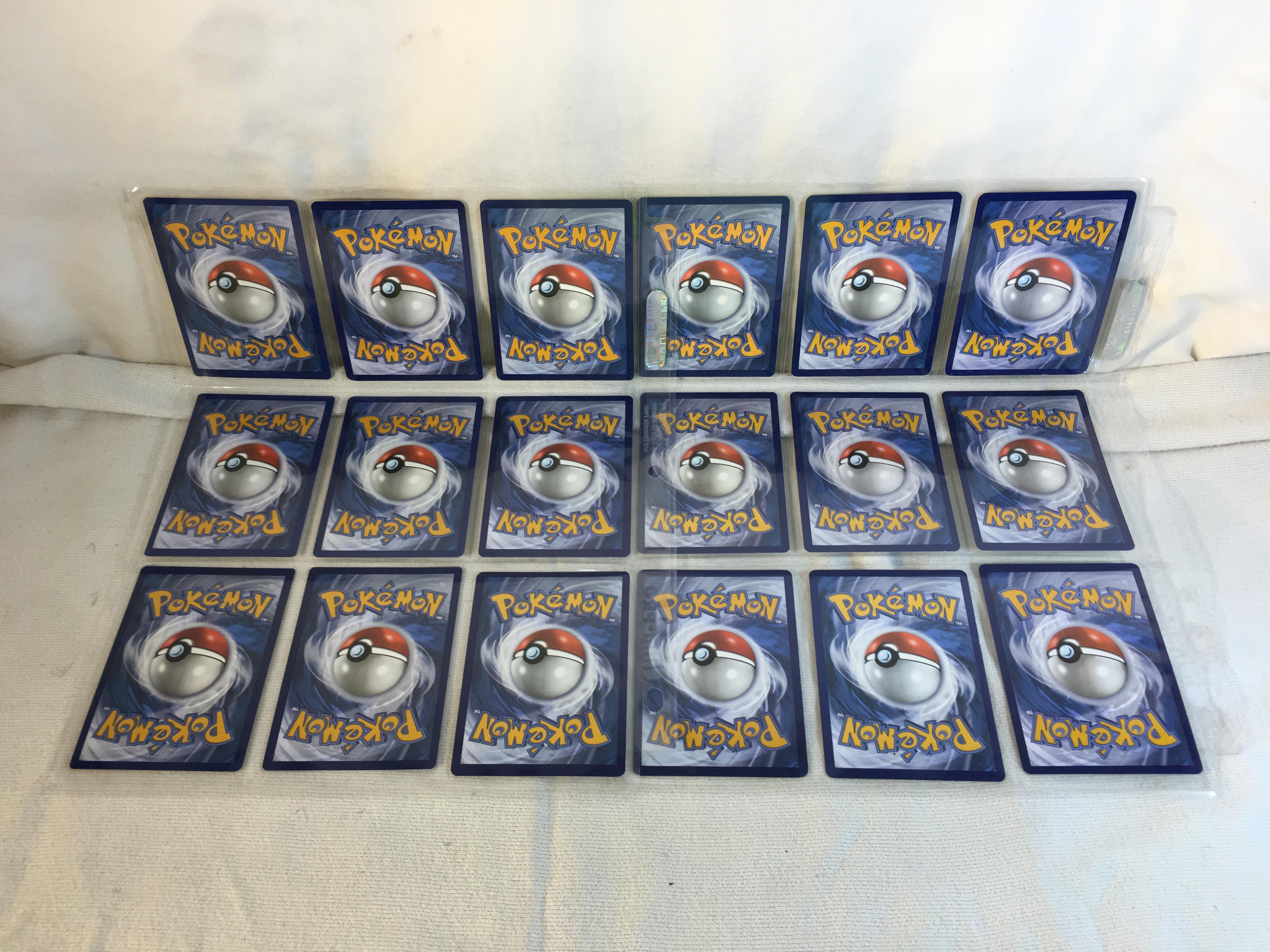 Lot of 18 Pcs Collector Pokemon TCG Pokemon Game Asssorted Cards - See Pictures