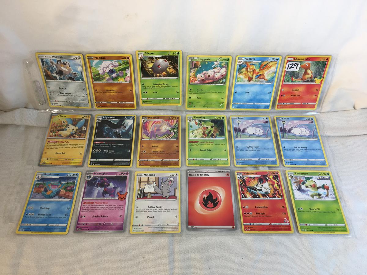 Lot of 18 Pcs Collector Pokemon TCG Pokemon Game Asssorted Cards - See Pictures