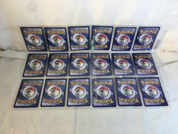 Lot of 18 Pcs Collector Pokemon TCG Pokemon Game Asssorted Cards - See Pictures