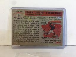 Colllector Vintage Topps NFL Football Sport Trading Card Frank Varrichione #3 Football Sport Card