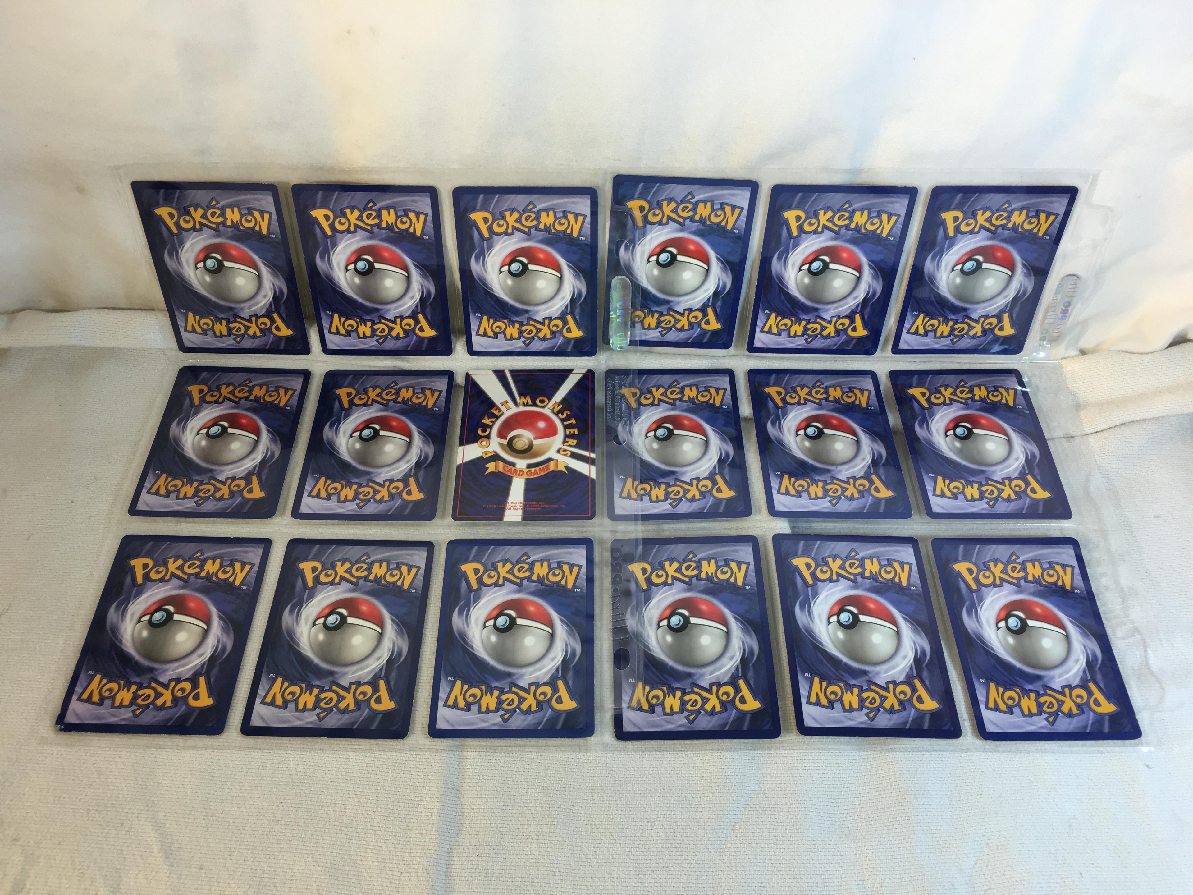 Lot of 18 Pcs Collector Pokemon TCG Pokemon Game Asssorted Cards - See Pictures