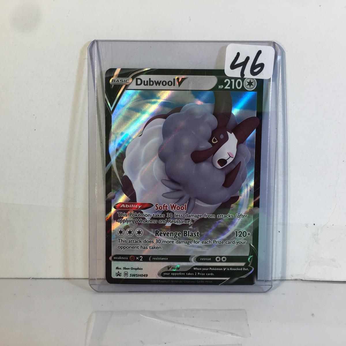 Collector 2020 Pokemon TCG Basic Dubwool HP210 Soft Wood Pokemon Game Card #SWSH049