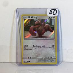 Collector 2019 Pokemon Basic Lickitung HP100 Continous Lick Pokemon Game Card 16/18