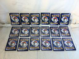 Lot of 18 Pcs Collector Pokemon TCG Pokemon Game Asssorted Cards - See Pictures